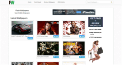 Desktop Screenshot of flashwallpapers.com