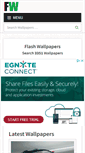 Mobile Screenshot of flashwallpapers.com